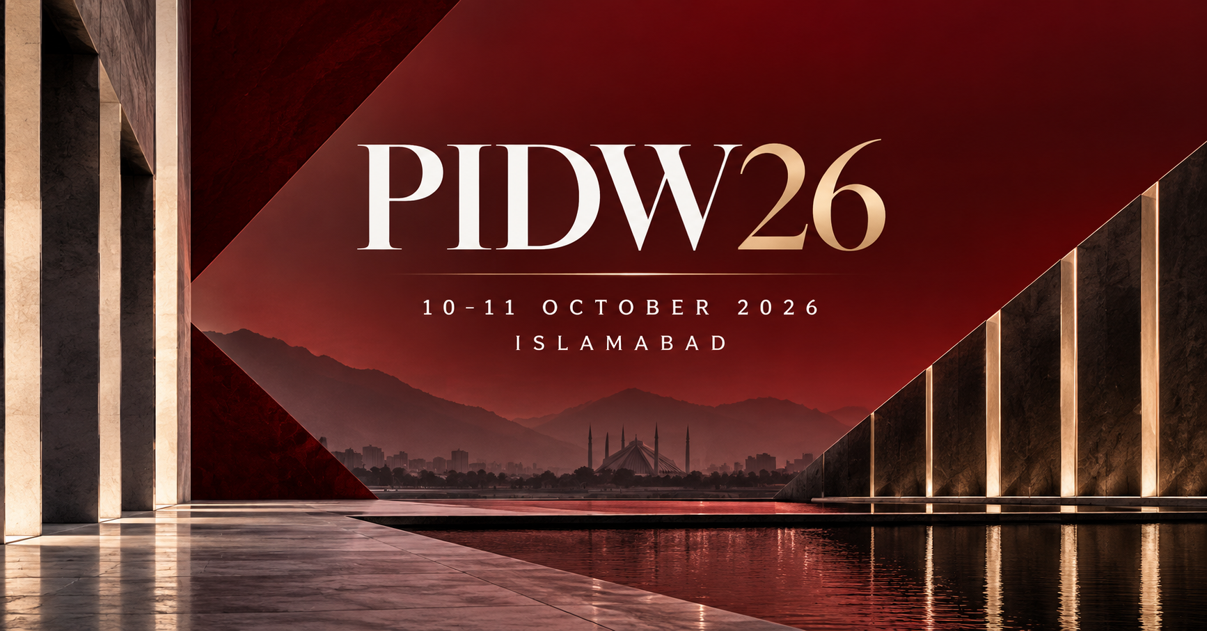 PIDW26, 10 to 11 October 2026, Islamabad